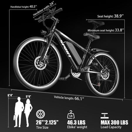 Mountain Sport Technology E-Bikes 7v 26inch 42cm