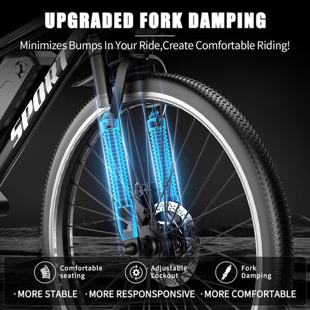 Mountain Sport Technology E-Bikes 7v 26inch 42cm