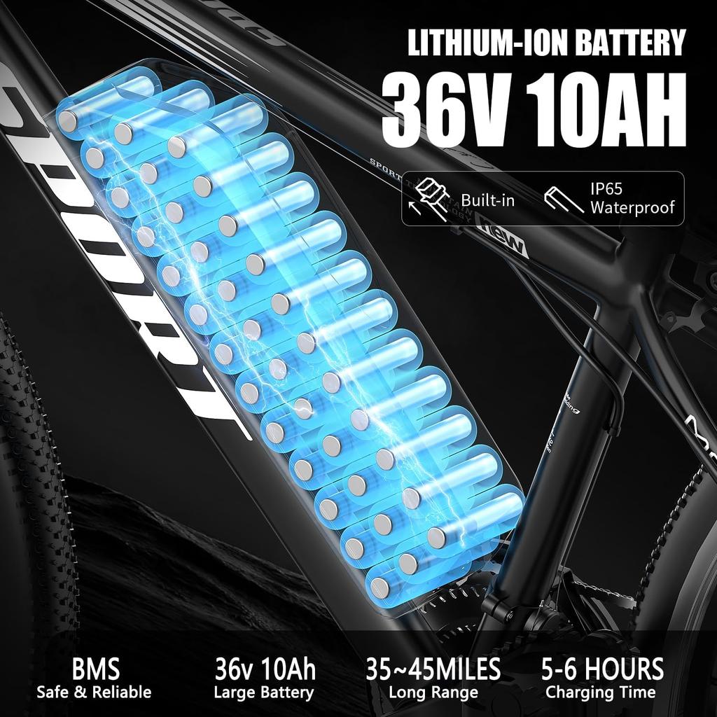 Mountain Sport Technology E-Bikes 7v 26inch 42cm