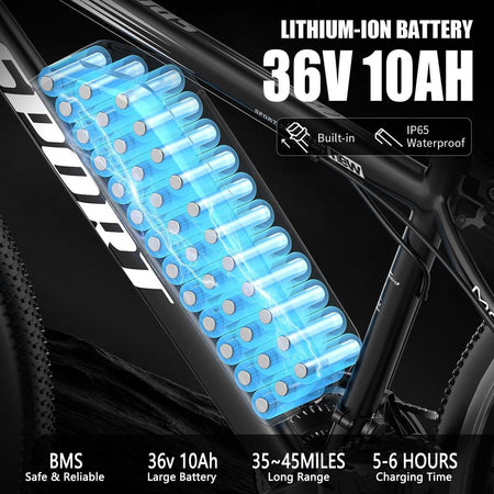 Mountain Sport Technology E-Bikes 7v 26inch 42cm