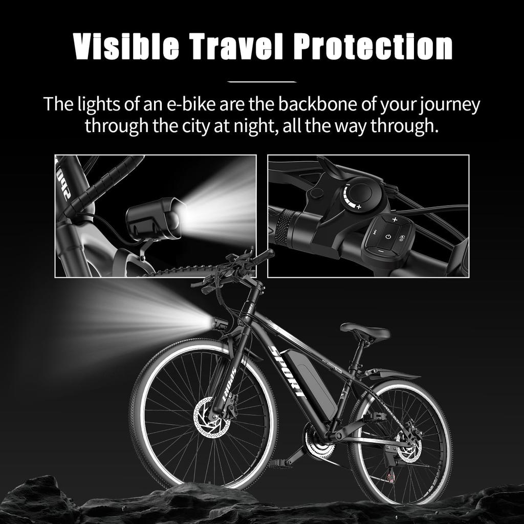 Mountain Sport Technology E-Bikes 7v 26inch 42cm